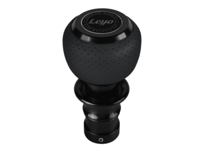 LEYO Navy Blue Nappa DSG Shift Knob (Black Anodized)