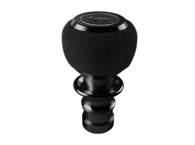 LEYO Black Alcantara DSG Shift Knob  (Black Anodized)