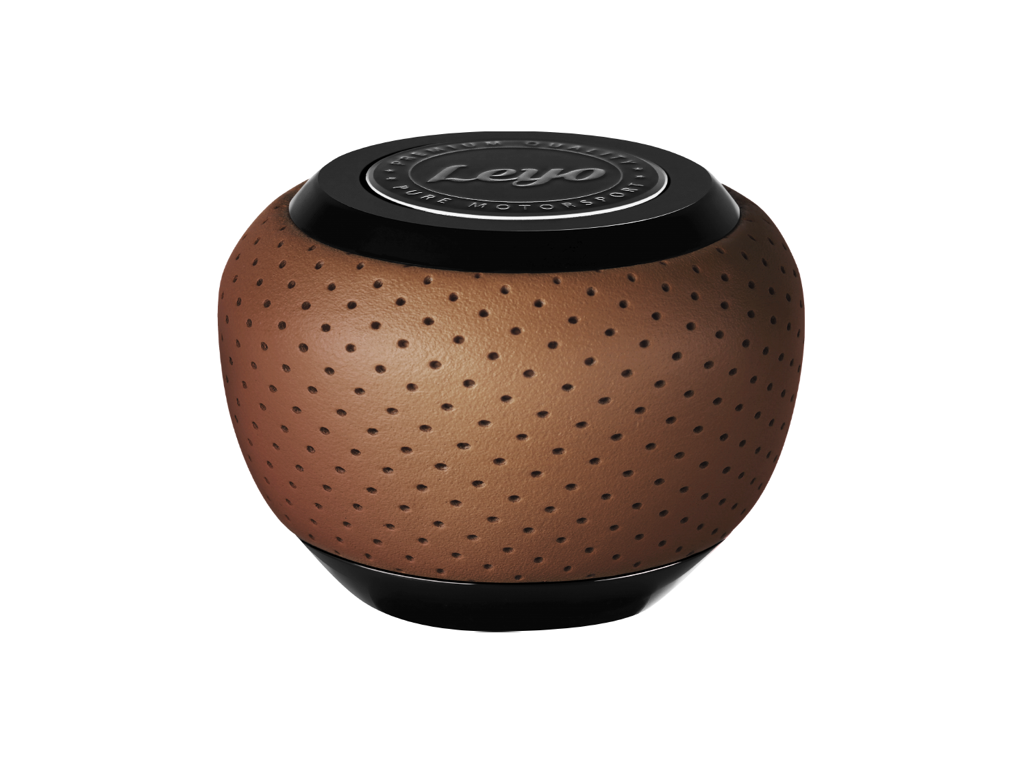 LEYO Brown Nappa DSG Shift Knob Only (Black Anodized)