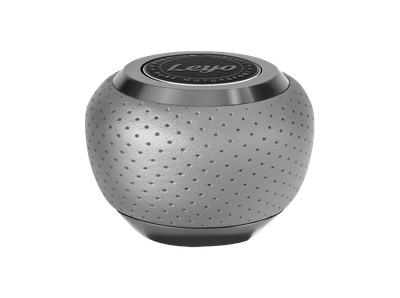 LEYO Grey Nappa DSG Shift Knob Only (Silver Anodized)