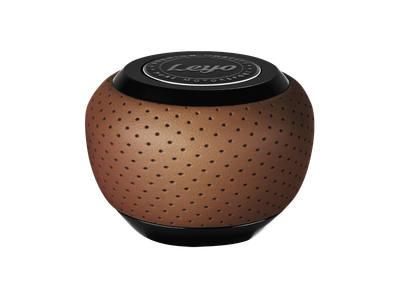 LEYO Brown Nappa DSG Shift Knob Only (Black Anodized)