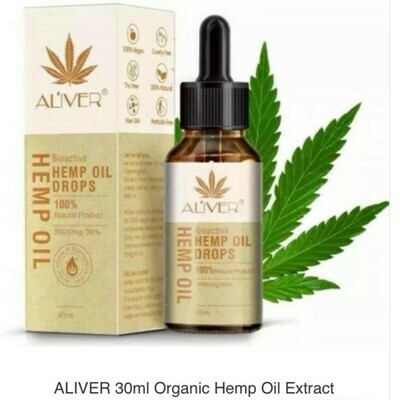 Aliver 30 ml Organic Hemp Oil Extract