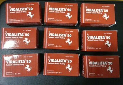 Vidalista (tadalafil) 20 mg (x 10)
