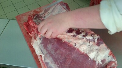 BLAIR HOUSE FARM - PRIME BELLY PORK ROASTING JOINT - BONE OUT - CRACKLIN ON x 1.814kg(4Lbs)