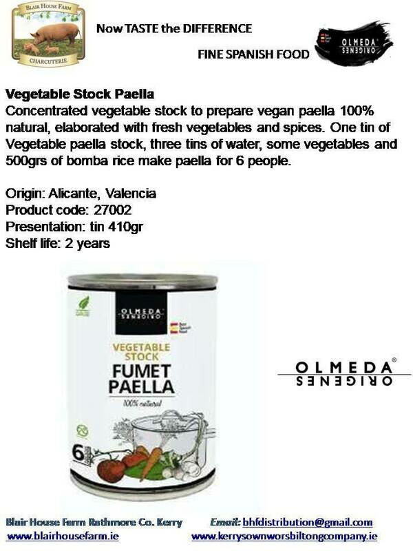 Olmeda Origenes - VEGETABLE STOCK for PAELLA - 100% NATURAL x 410g