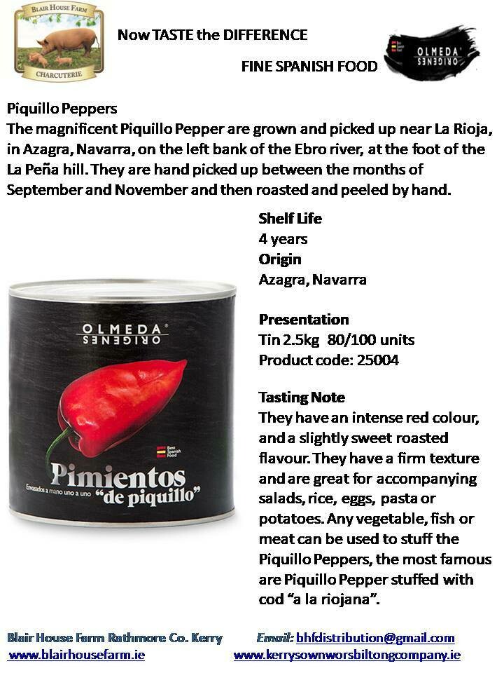 Olmeda Origenes - PIQUILLO PEPPERS x  2.5kg
