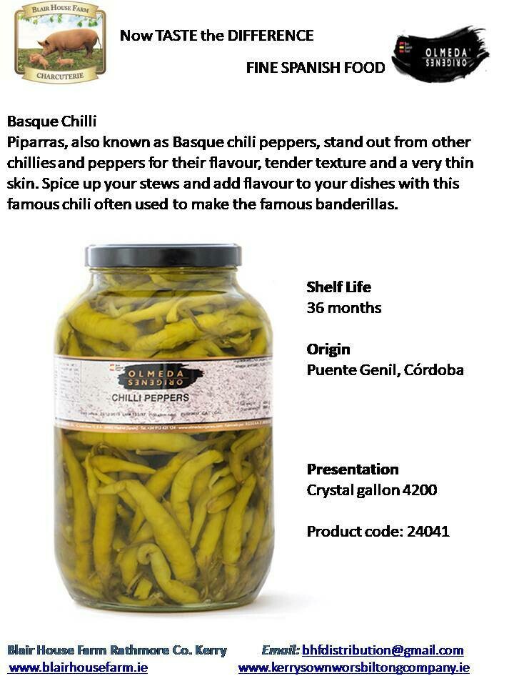 Olmeda Origenes - BASQUE CHILLI PEPPERS x 4.25kg
