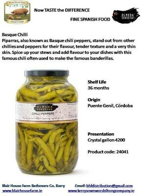 Olmeda Origenes - BASQUE CHILLI PEPPERS x 4.25kg