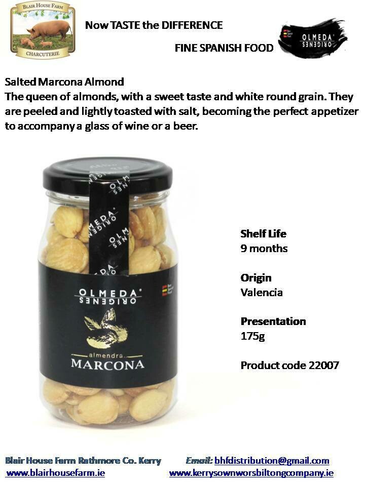 Olmeda Origenes SALTED MARCONA ALMOND x 175g