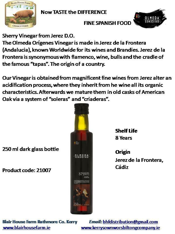 Olmeda Origenes SHERRY VINEGAR from JEREZ D.O. x 250ml