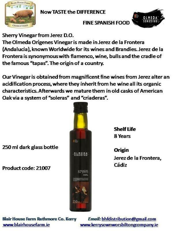 Olmeda Origenes SHERRY VINEGAR from JEREZ D.O. x 250ml