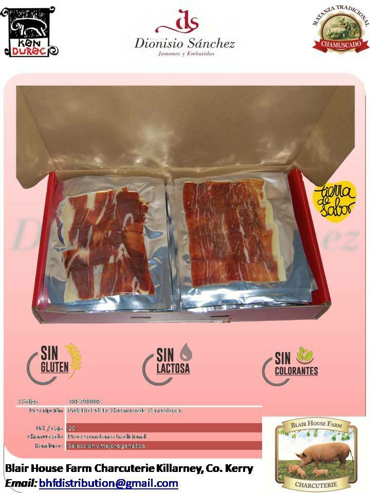 ASSORTMENT CASE of SINGED SHOULDER SENSACIONES 16 Months Maturing x 20Pks per Case x 0.100g each -  Case per Pallet: 25No - Order Qty is by Case - by Pallet Load.