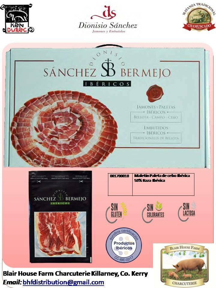 CASE of IBERIAN SHOULDER 50% IBERIAN BREED - IBERIAN HAM 20Pks per Case x 100g each