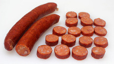 Walker&#39;s Gourmet Andouille Sausage - Beech Wood Cold Smoked - In Natural Pork Casings 650g