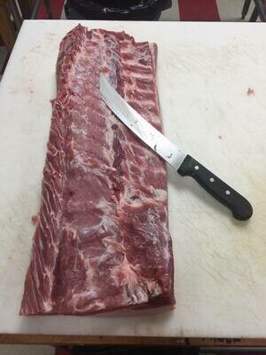 TRADITIONAL OLD STYLE RINDLESS HAND CUT BACON RASHERS &amp; JOINTS
