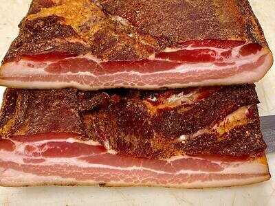 TRADITIONAL OLD STYLE STREAKY BACON RASHERS &amp; JOINTS