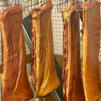 TRADITIONAL OLD STYLE - COLD SMOKED BACON RASHERS &amp; JOINTS