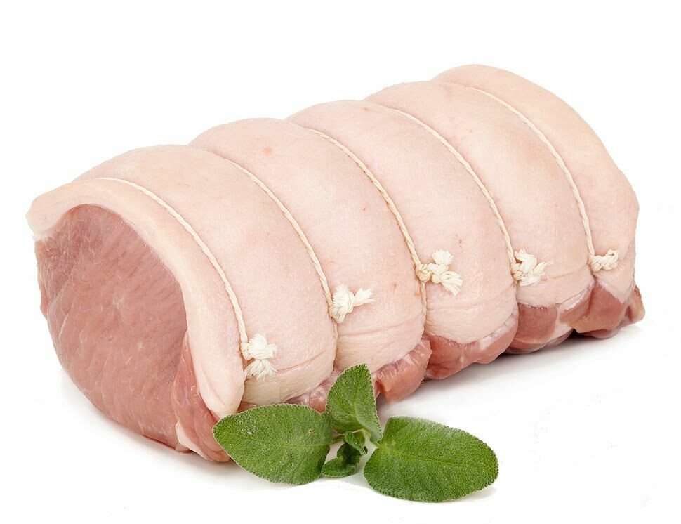 BLAIR HOUSE FARM - PRIME CENTRE LOIN BONELESS - CRACKLIN ON - PORK ROASTING JOINT x +/- 1.814g(4Lbs)