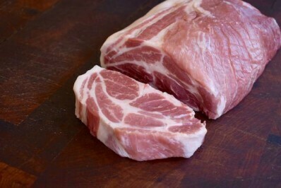 BLAIR HOUSE FARM - SLOW ROASTING/BBQ - BONELESS - CRACKLIN OFF - THICK - HAND CUT - PORK RIB EYE CHOPS x 4No +/- 0.680g