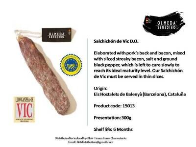 Olmeda Origenes Salchichón de Vic D.O. x 300gr