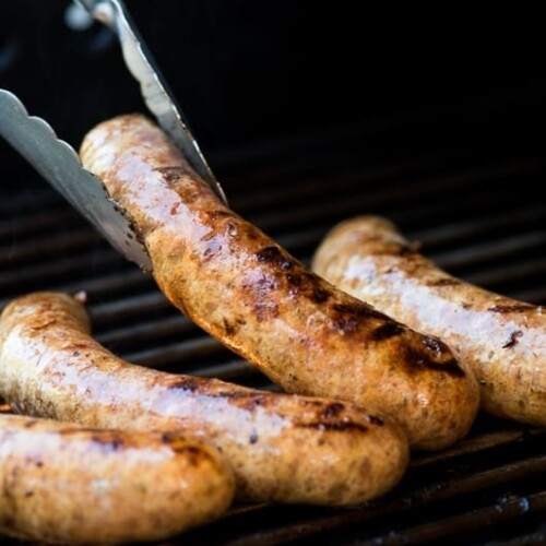 Walker&#39;s Gourmet Sweet Italian Long Link  Sausages - in Natural Sheep(Thin) Casings - 600g