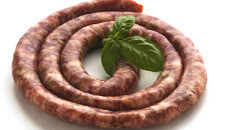 Walker's Gourmet Linguica Brazilian Sausage - in Natural Pork Casings - Cold Smoked with Beech Wood - 360g - Spiral Vac Pack