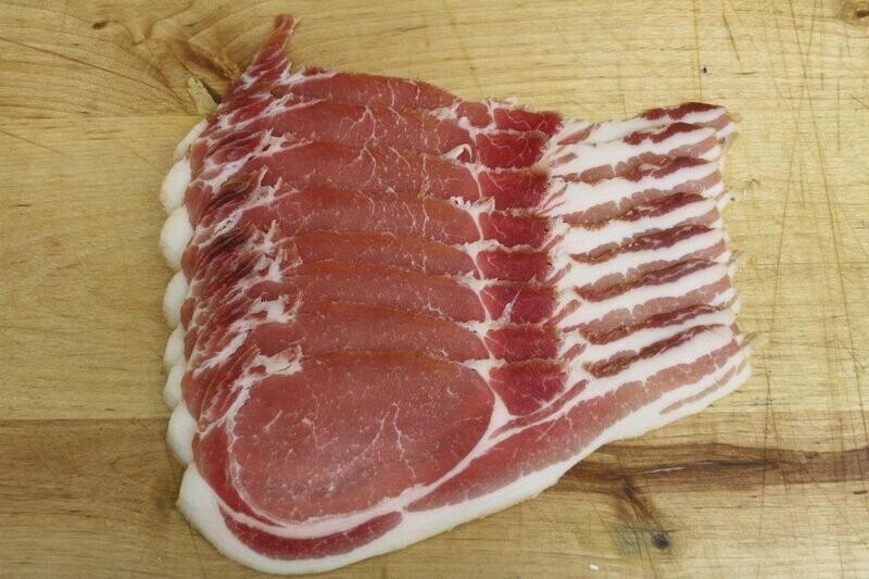 Blair House Farm - Traditional Old Style - Dry Cured - Rindless - Short Back Bacon Rashers 2.27kg(5Lbs)