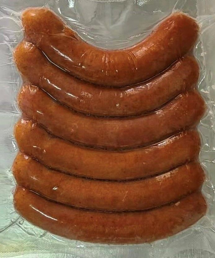 Walker&#39;s Gourmet Texas Jumbo Hot Links Sausages - in Natural Pork Casings - 660g