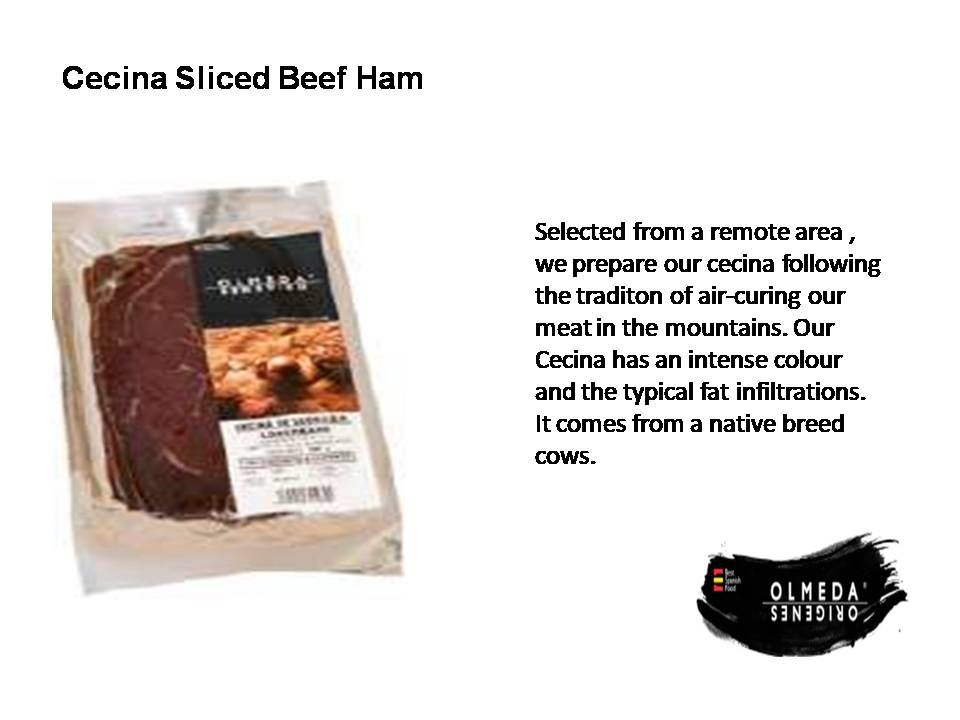 Olmeda Origenes Smoked Cecina de León Sliced x 100g