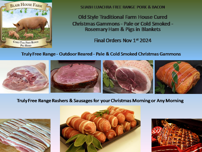 Blair House Farm Charcuterie - Seasonal Gammons &amp; Hams - B2B Trade Counter