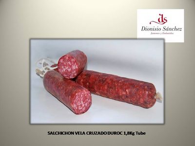 Sánchez Chorizo Extra Zamorano Duroc 1kg for Business Production Slicing Packs - Tapas - Charcuterie Boards