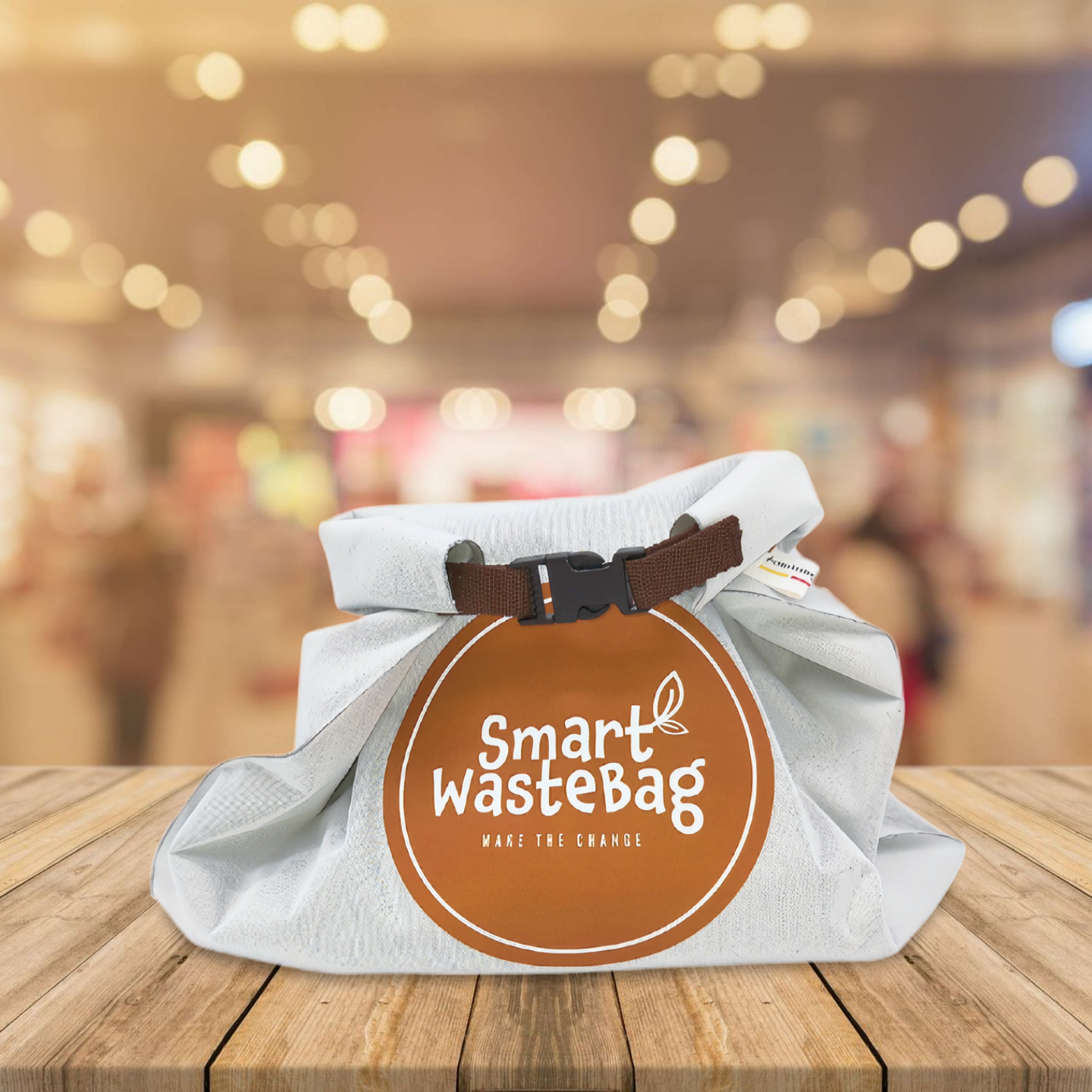 SmartCampingBag mit Rollverschluss "Urlaubsheld für Biomüll - 5 Liter (35 cm x 30 cm, B x H)"
