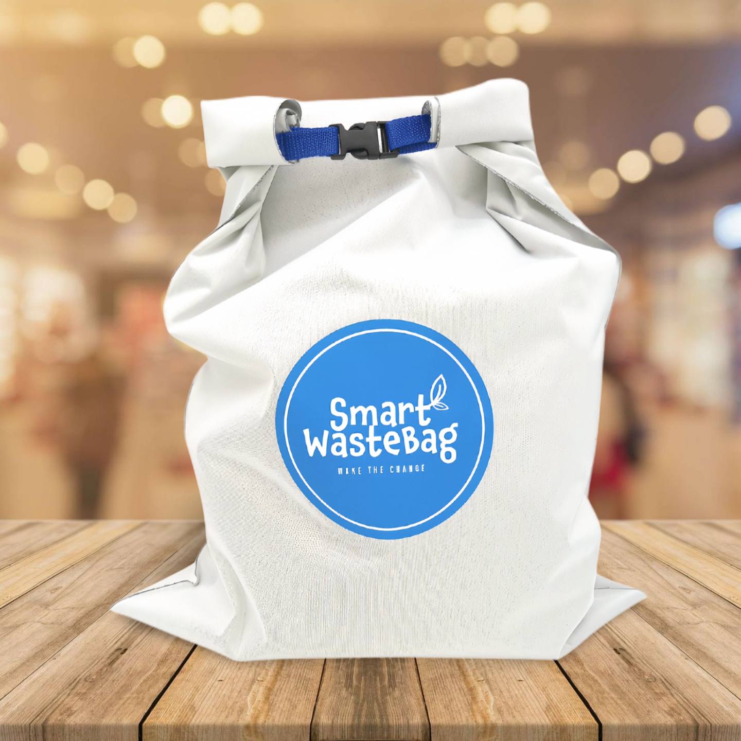 SmartCampingBag mit Rollverschluss "Urlaubsheld für Papiermüll - 20 Liter (37,5 cm x 65 cm, B x H)"