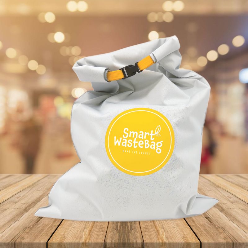 SmartCampingBag mit Rollverschluss SmartCampingBag mit Rollverschluss "Urlaubsheld" für verschiedene Müllarten