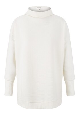 6850O 4299 Funnel Neck Tunic Cream 6850O 4299 Funnel Neck Tunic Cream