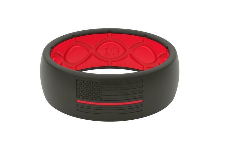 Original Hero Protector Fire Red Silicone Ring Size 11 #R2-011-11