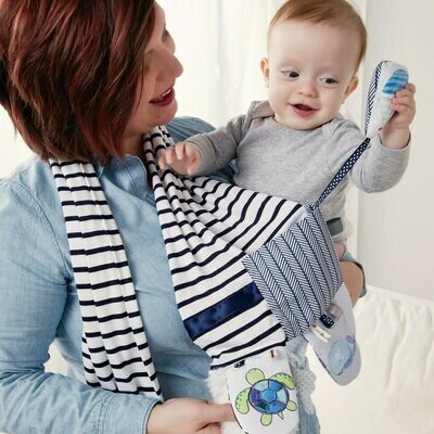 Mommy & Me Activity Scarf - Blue #5004700694