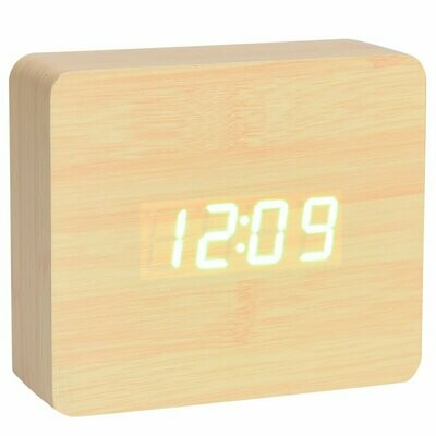 Oak Wood Digital Clock #3016
