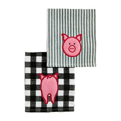 Pig Icons Scrubber Dishcloth #41500196P