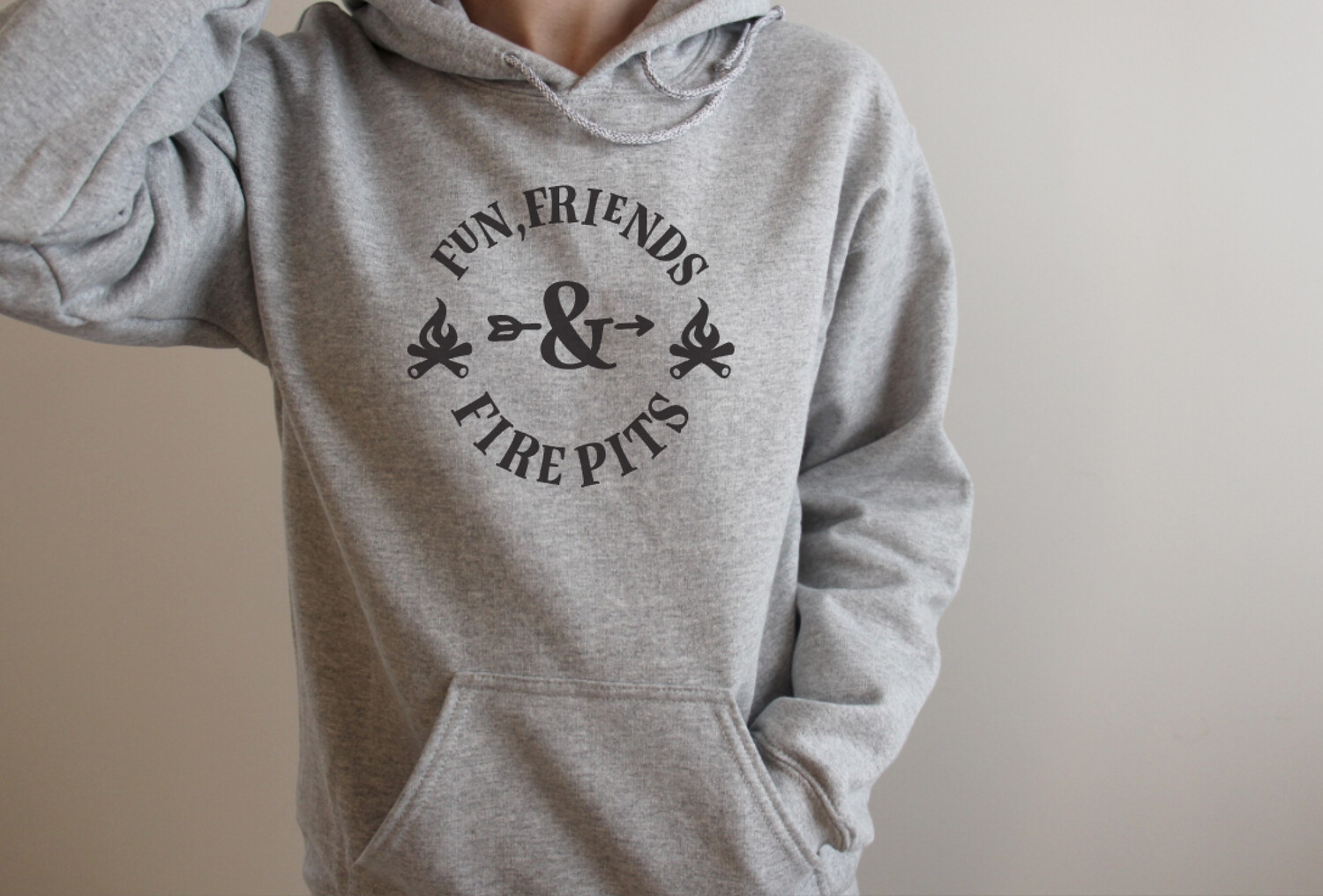 Fun Friends & Firepits Hooded Sweatshirt Fun Friends & Firepits Hooded Sweatshirt