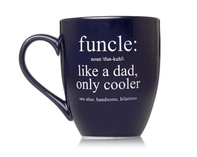 Funcle: Like A Dad Only Cooler Ceramic Mug, Blue #87060