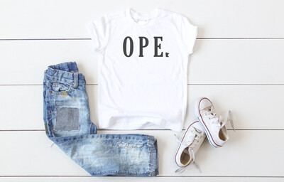 Youth - OPE T-Shirt White