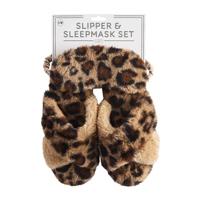 Leopard Slipper Mask Set #86040002TN-SM