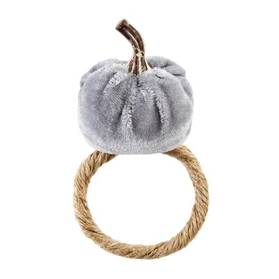 Pumpkin Napkin Ring Grey #49500023 Pumpkin Napkin Ring Grey #49500023