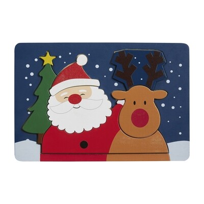 Reindeer & Santa Puzzle #10760013R