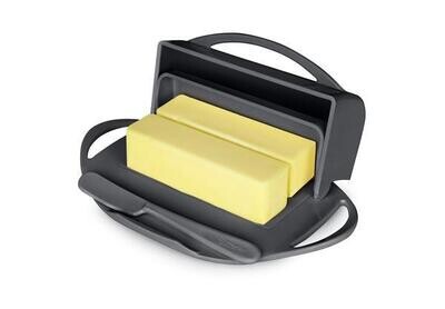 Gray Butter Dish W/Spreader #BTRGRY1010
