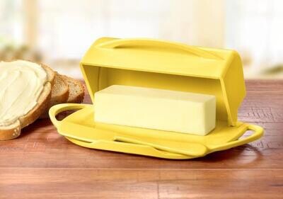 Yellow Butter Dish W/Spreader #BTRYEL1007