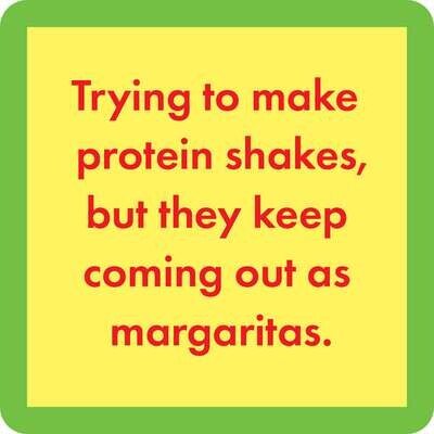 Protein shakes Coaster #dom1155