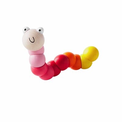 Pink Wooden Wiggly Worm #10760039P