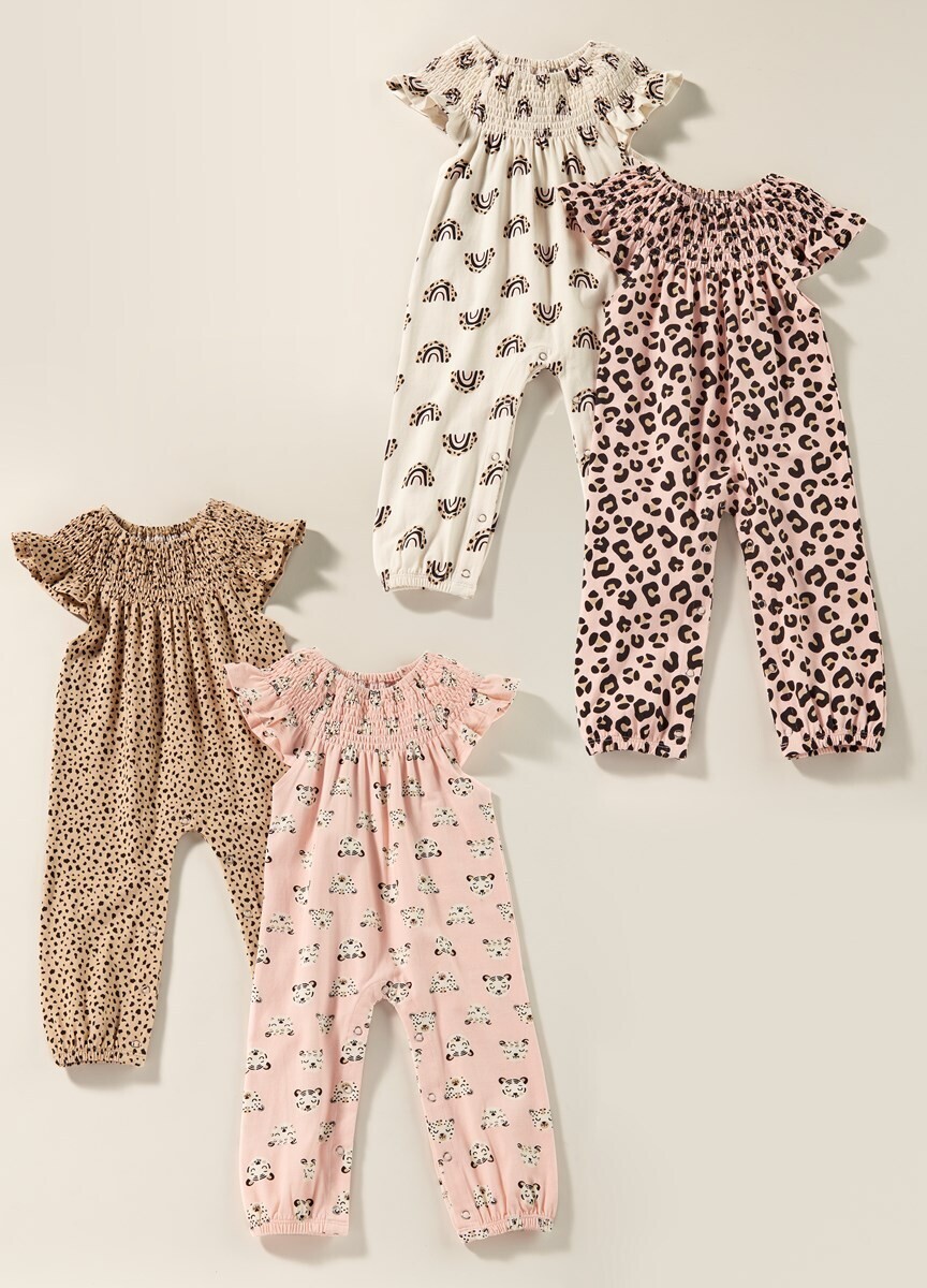 Check Meowt Smoked Infant Jumsuit #421503